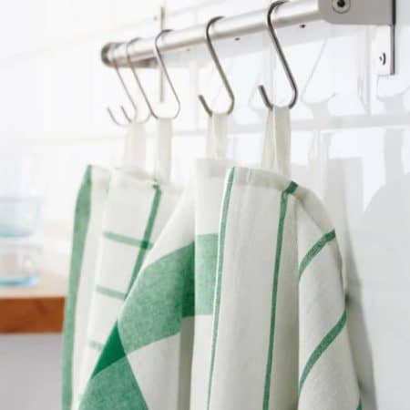 ของใช้คุณแม่ - ผ้าเช็ดอเนกประสงค์ 4 ชิ้น สีขาว-เขียว 50x65